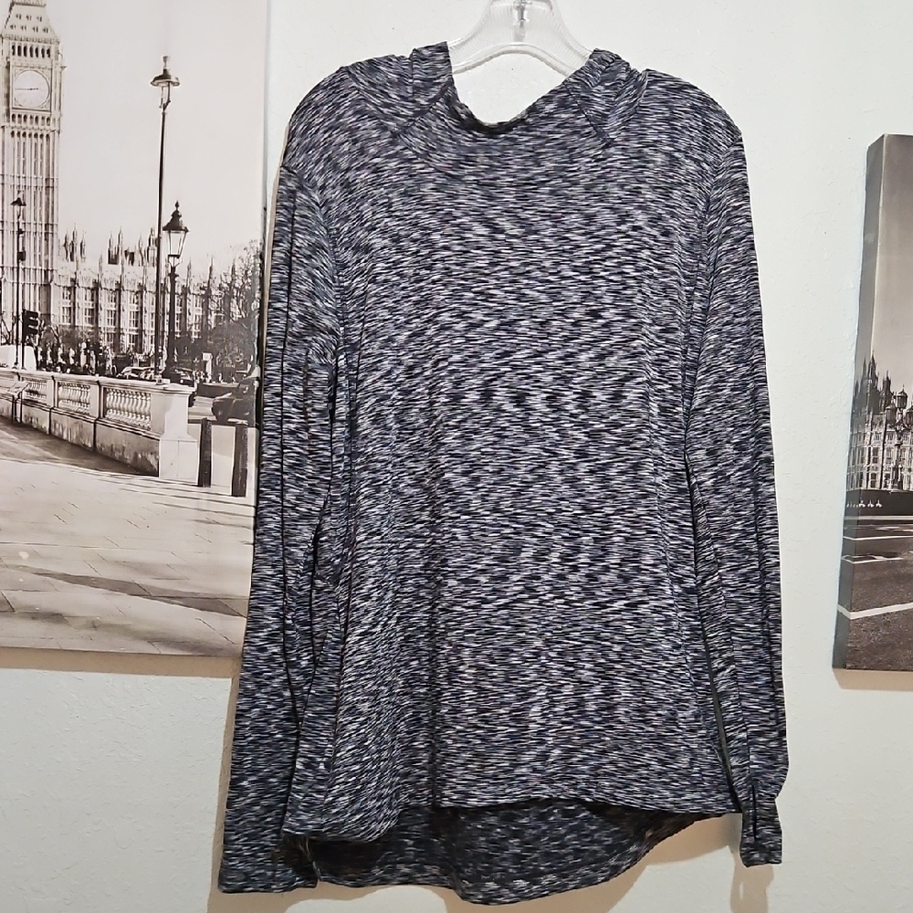 Rag & Bone Gray and White Button Down Top with Peter Pan Collar